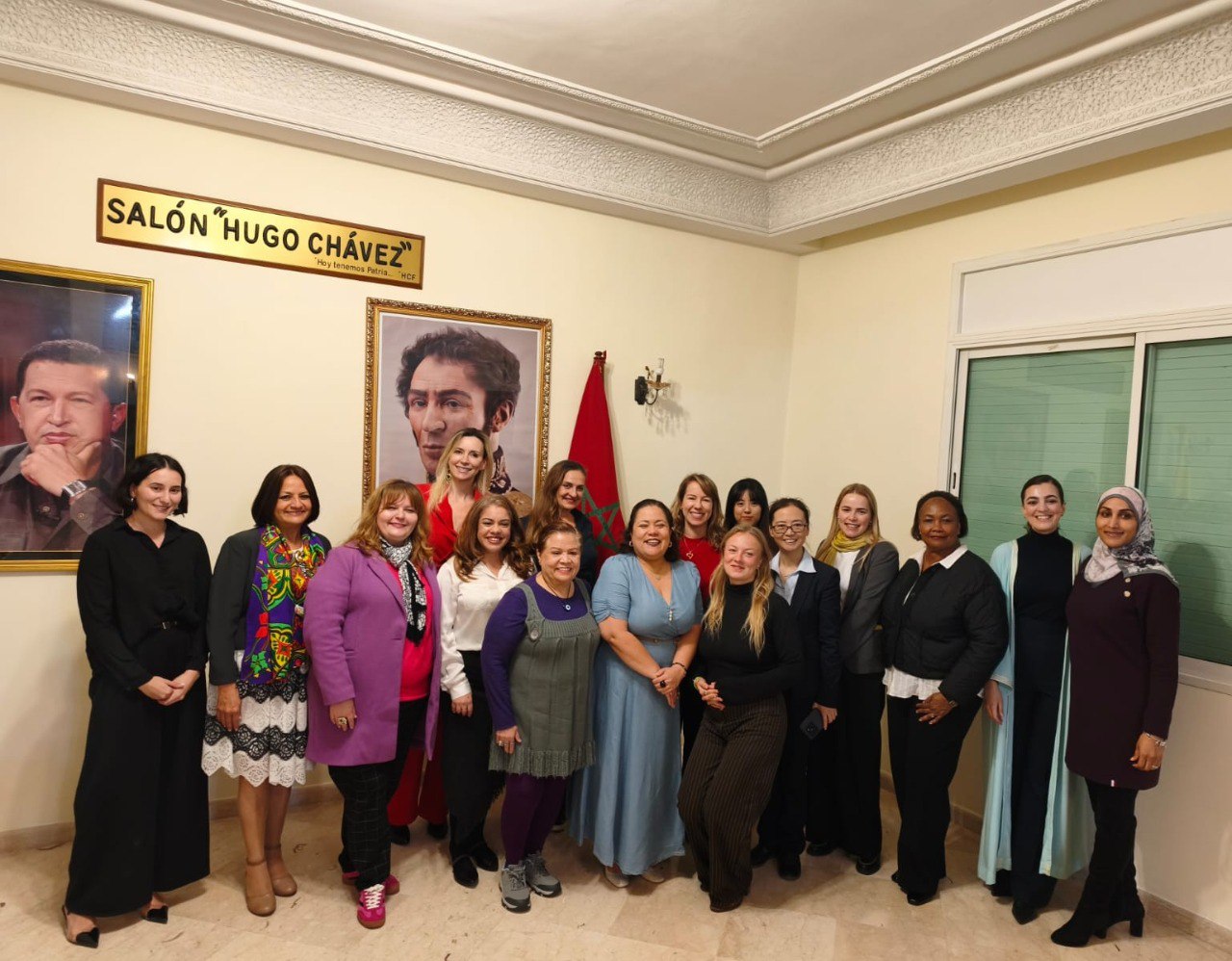 Diplomáticas se reúnen en la Embajada de Venezuela en Marruecos para conmemorar Día Internacional de la Mujer